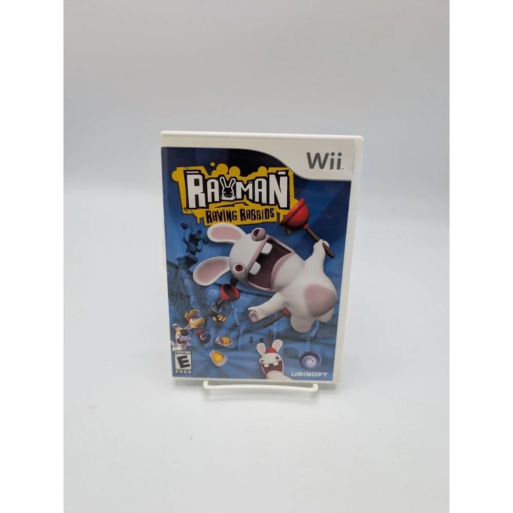 Nintendo Wii Rayman Raving‎ Rabbids Video Game Complete With Manual